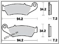 Scheibenbremsbelag MCB669RSI/LMP294ORR mit ABE