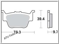 Scheibenbremsbelag MCB769SI/LMP413OR mit ABE