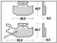 Scheibenbremsbelag MCB761SI mit ABE