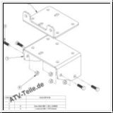 Anbaukit fr Seilwinde, Yamaha, Cycle Couny